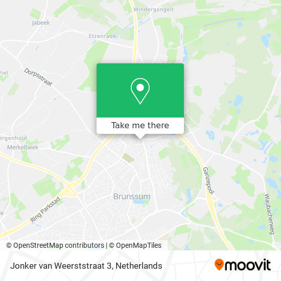 Jonker van Weerststraat 3 Karte