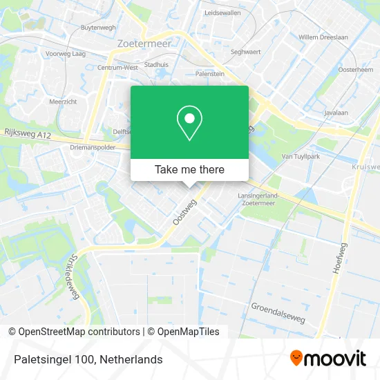 Paletsingel 100 map