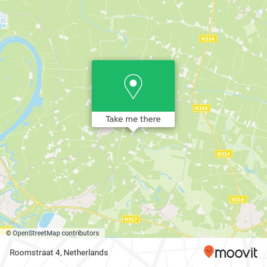 Roomstraat 4, 6996 DX Drempt map