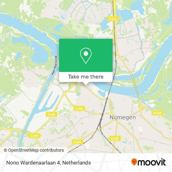 Nono Wardenaarlaan 4 map