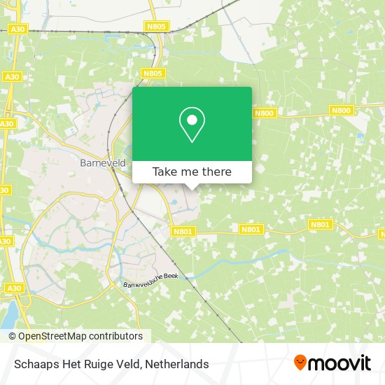 Schaaps Het Ruige Veld Karte