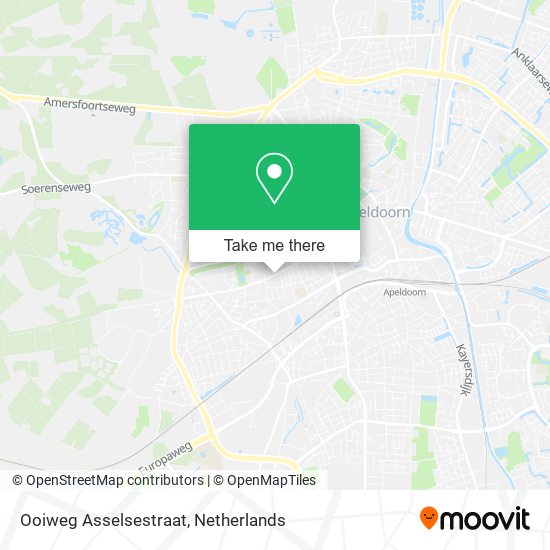Ooiweg Asselsestraat map
