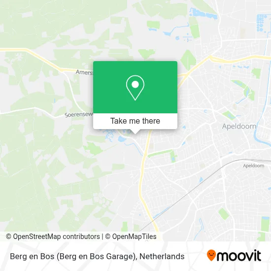 Berg en Bos map