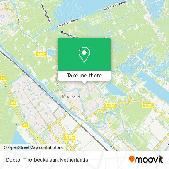 Doctor Thorbeckelaan Karte