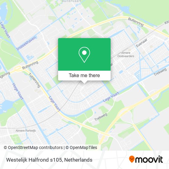 Westelijk Halfrond s105 map