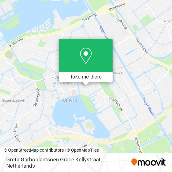 Greta Garboplantsoen Grace Kellystraat map