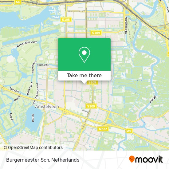 Burgemeester Sch map