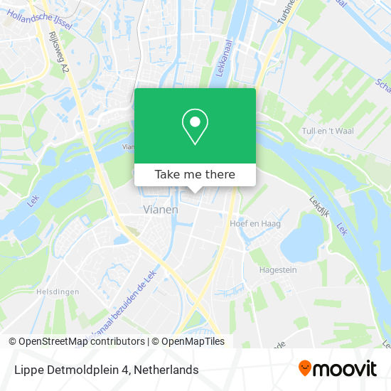 Lippe Detmoldplein 4 map