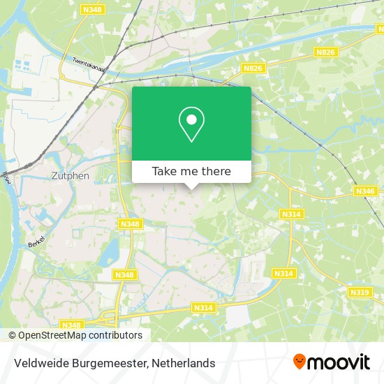 Veldweide Burgemeester map