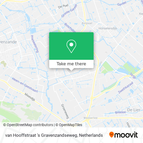 van Hooffstraat 's Gravenzandseweg map