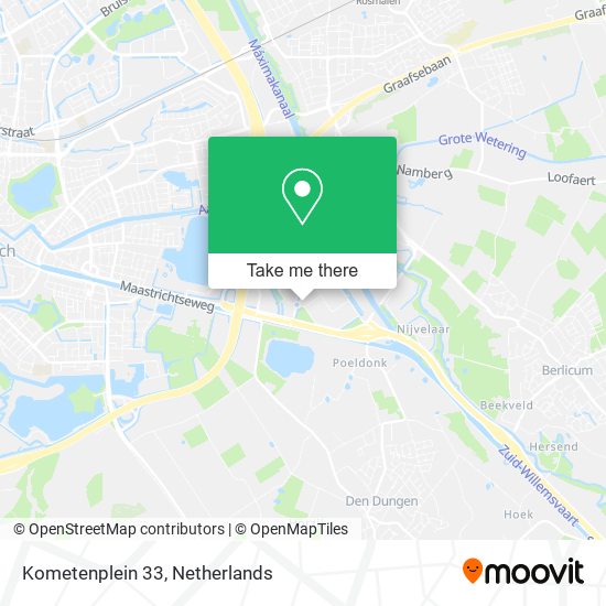 Kometenplein 33 Karte