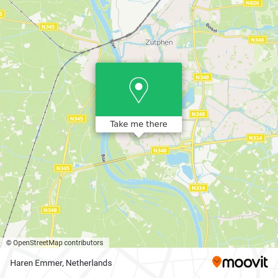 Haren Emmer map