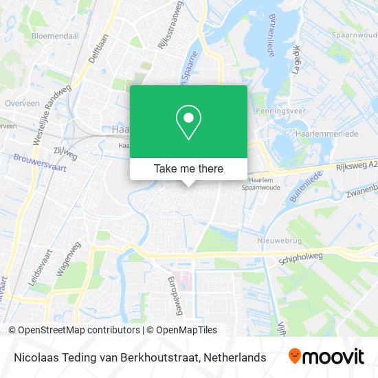Nicolaas Teding van Berkhoutstraat Karte
