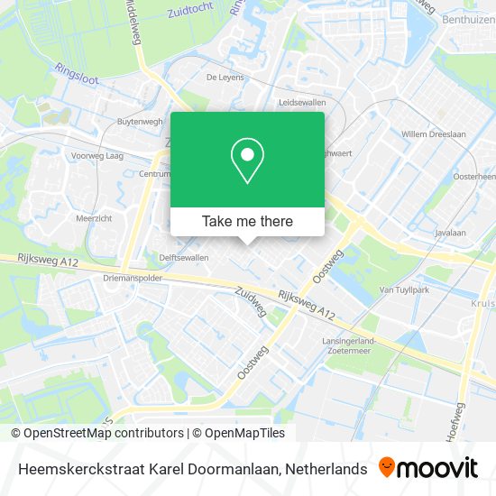 Heemskerckstraat Karel Doormanlaan map