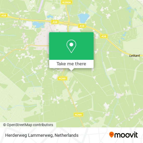 Herderweg Lammerweg map