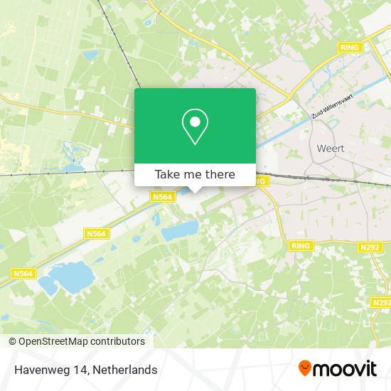 Havenweg 14 map