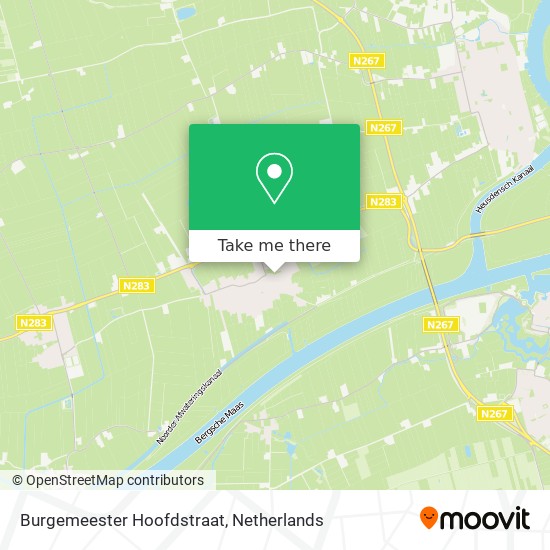 Burgemeester Hoofdstraat map