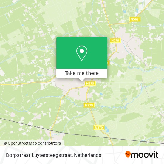 Dorpstraat Luytersteegstraat map