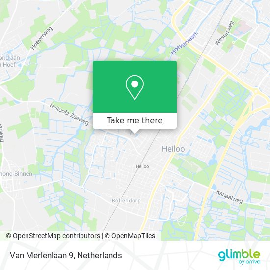 Van Merlenlaan 9 map