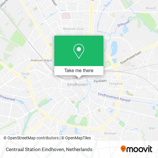 Centraal Station Eindhoven Karte