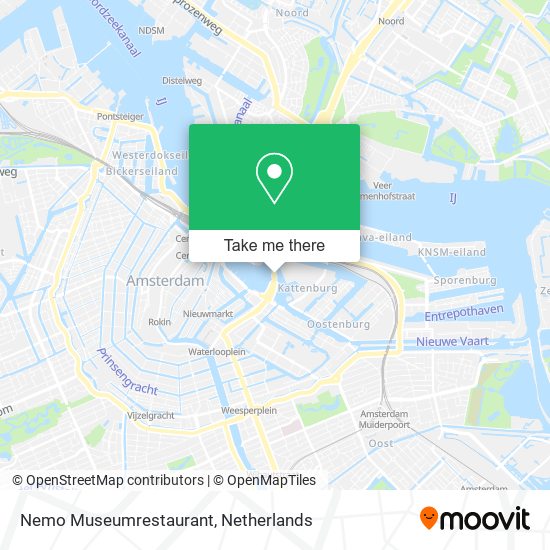 Nemo Museumrestaurant map