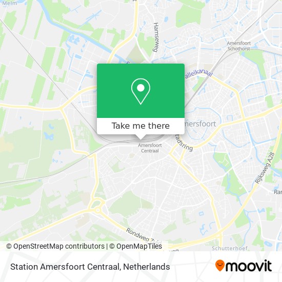 Station Amersfoort Centraal map
