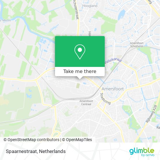 Spaarnestraat map