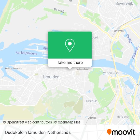 Dudokplein IJmuiden map