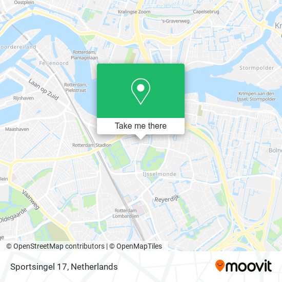 Sportsingel 17 map