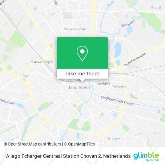 Allego Fcharger Centraal Station Ehoven 2 map