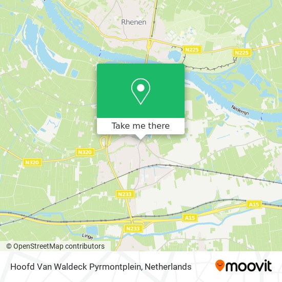 Hoofd Van Waldeck Pyrmontplein map