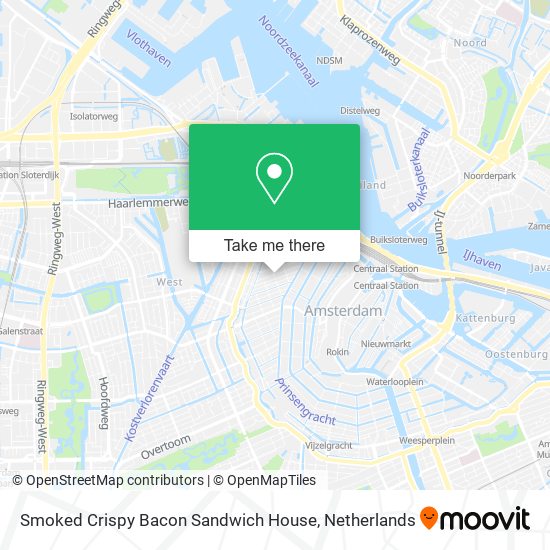 Smoked Crispy Bacon Sandwich House map
