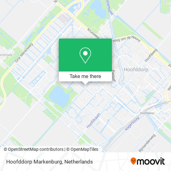 Hoofddorp Markenburg map