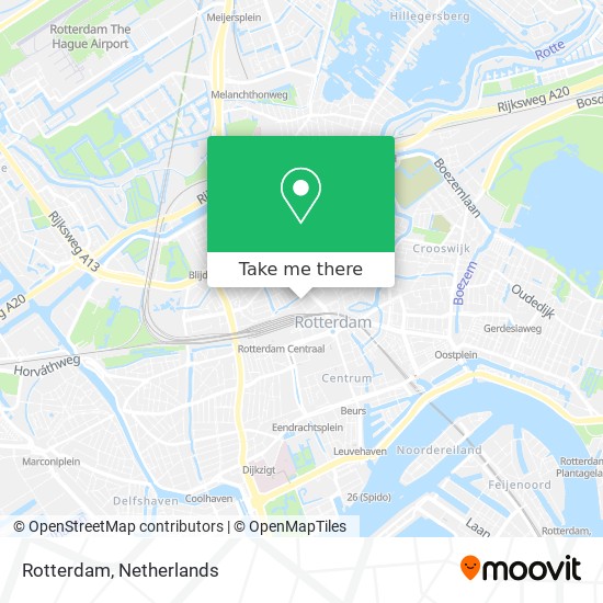 Rotterdam map