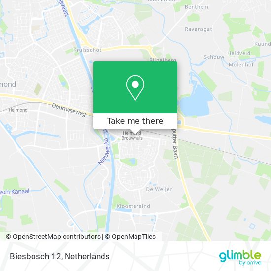 Biesbosch 12 map