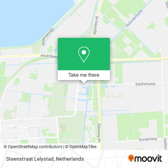 Steenstraat Lelystad map