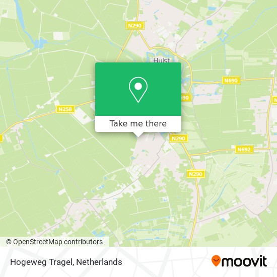 Hogeweg Tragel map