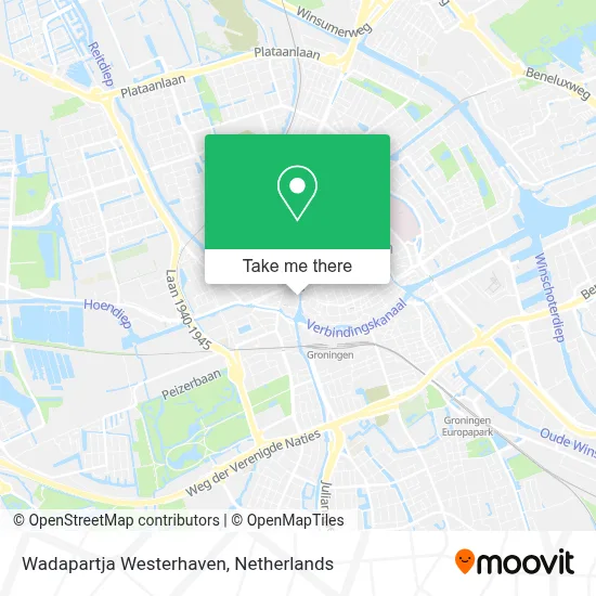 Wadapartja Westerhaven map