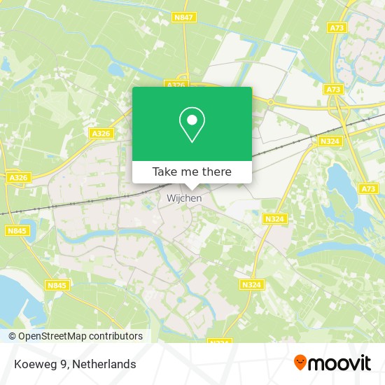 Koeweg 9 map