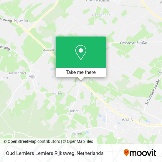 Oud Lemiers Lemiers Rijksweg map