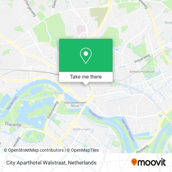 City Aparthotel Walstraat map