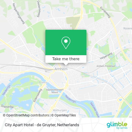 City Apart Hotel - de Gruyter map