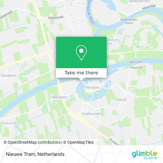 Nieuwe Tram map