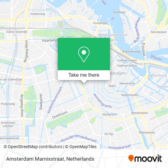 Amsterdam Marnixstraat map