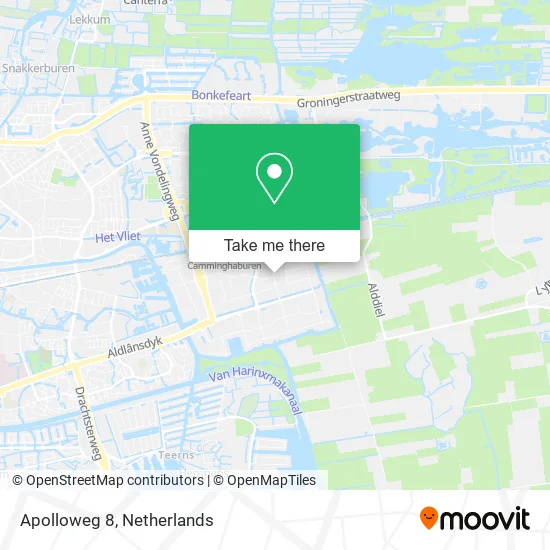 Apolloweg 8 map