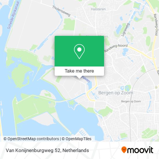 Van Konijnenburgweg 52 map