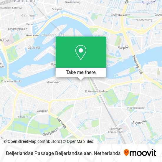 Beijerlandse Passage Beijerlandselaan map