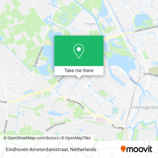 Eindhoven Amsterdamstraat Karte