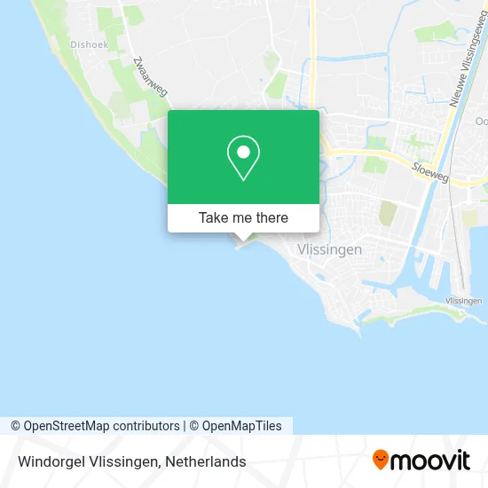 Windorgel Vlissingen map