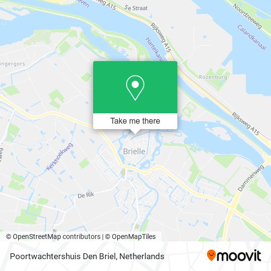 Poortwachtershuis Den Briel map